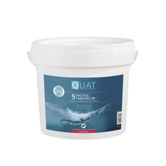 Cloro Multifunções QUAT 5 Efeitos Pastilhas 250g 5Kg
